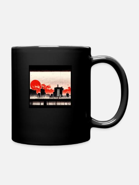 Verdammtes Tokio. - Tasse einfarbig - Schwarz