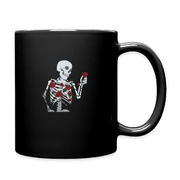 Bones and Roses - Full Colour Mug - black - Right