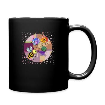 Insekt - Tasse einfarbig - Schwarz - Rechts