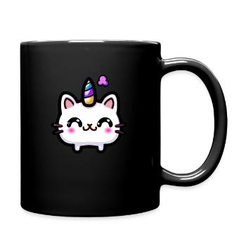 Licorne Chat Licorne Chat Unique Unicat - Mug uni - noir - Droite