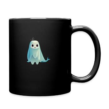 Cute Ghost - Full Colour Mug - black - Right