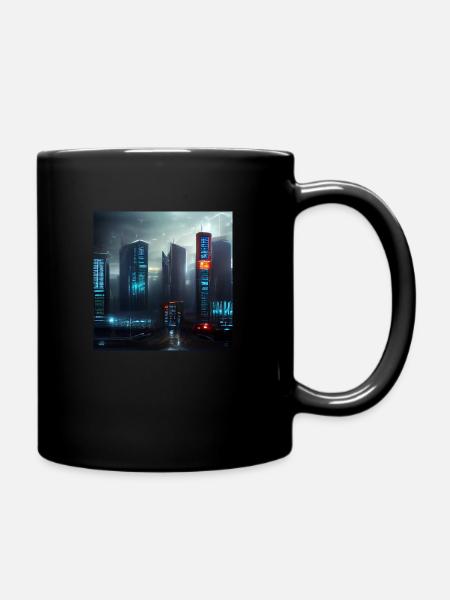 L’avenir de Cyber City - Mug uni - noir