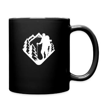 Randonnée et exploration - Mug uni - noir - Droite