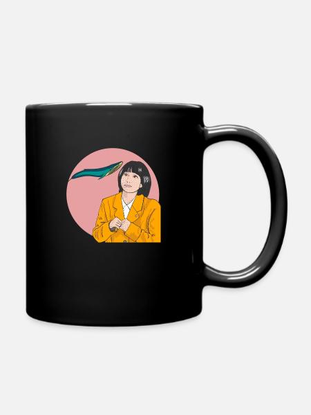 Oowwoo - Tasse einfarbig - Schwarz