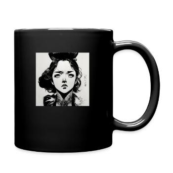 JoJo Charakter Anime - Tasse einfarbig - Schwarz - Rechts