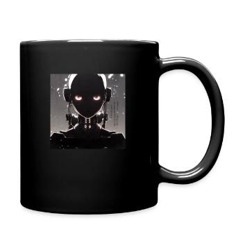 Anime Robot - Full Colour Mug - black - Right