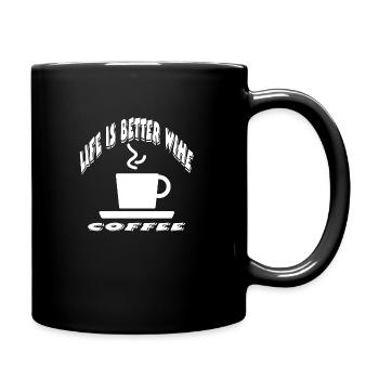 Café a1 Sp - Mug uni - noir - Droite