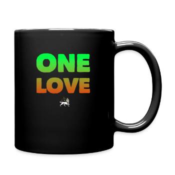 One Love Rastafari - Mug uni - noir - Droite
