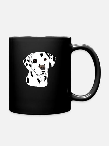 Dalmatian - Full Colour Mug - black