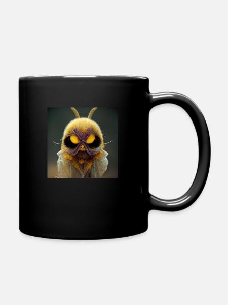 Abeille - Mug uni - noir