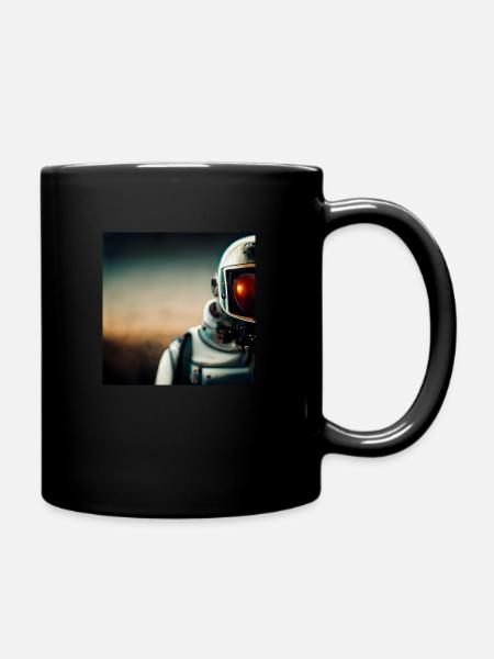 Astronaut - Tasse einfarbig - Schwarz