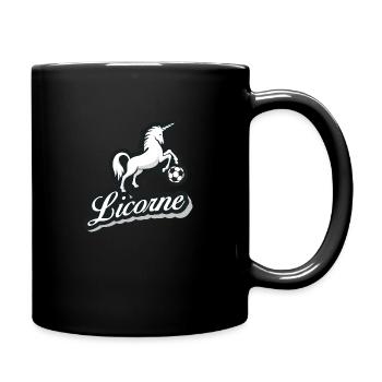 Licorne football club - Mug uni - noir - Droite