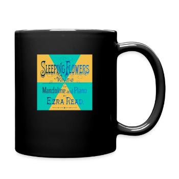 Sleeping Flowers (Notencover) - Tasse einfarbig - Schwarz - Rechts