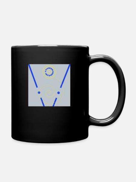 throwingsmurf diskus grau - Tasse einfarbig - Schwarz