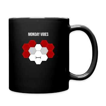 Ambiance du lundi... c’est à nouveau lundi - Mug uni - noir - Droite