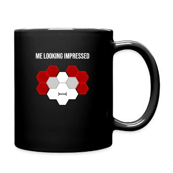 Moi qui ai l’air impressionné - Mug uni - noir - Droite