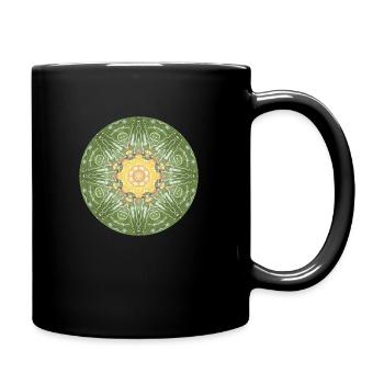 Mandala-Quantum 3 - Tasse einfarbig - Schwarz - Rechts
