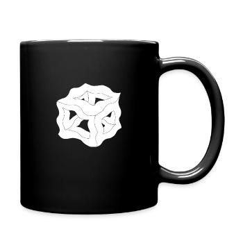 Dream Cube or White Plato - Full Colour Mug - black - Right