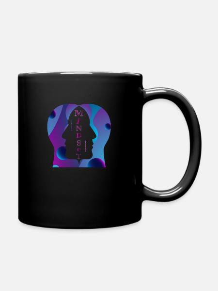 Positive Einstellung - Tasse einfarbig - Schwarz