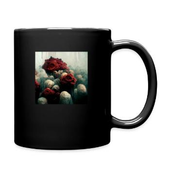 A bouquet of roses - Mug uni - noir - Droite