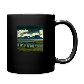 battle of khalkhin gol mongolian soldiers 1939 - Mug uni - noir - Droite