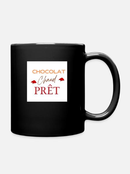 le chocolat - Mug uni - noir