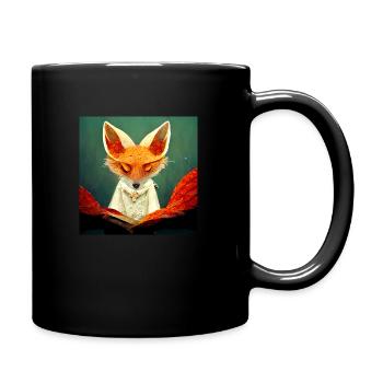 Reineke Fuchs • Reynard the Fox - Tasse einfarbig - Schwarz - Rechts