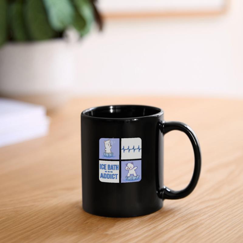 eisbader winterbader eisbär icebath addict Full Colour Mug