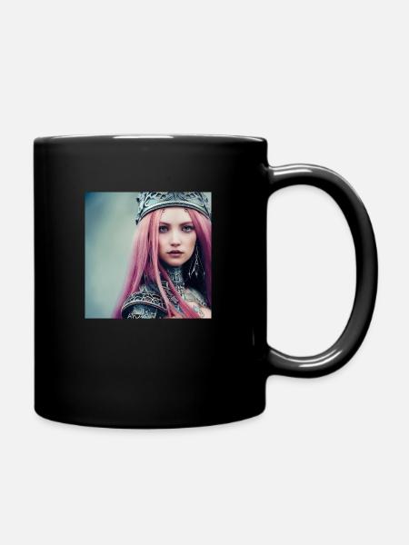 Wikingerkrieger - Tasse einfarbig - Schwarz