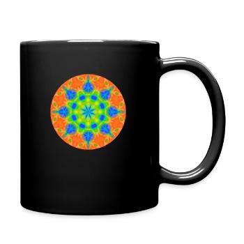 Mandala Graal 15 - Tasse einfarbig - Schwarz - Rechts