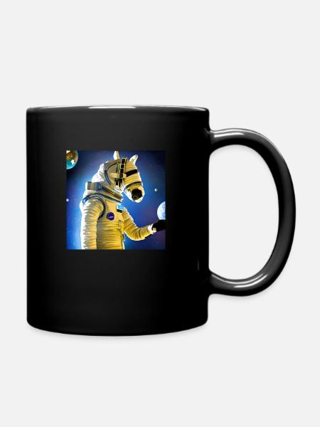 Pferdtronaut - Mug uni - noir