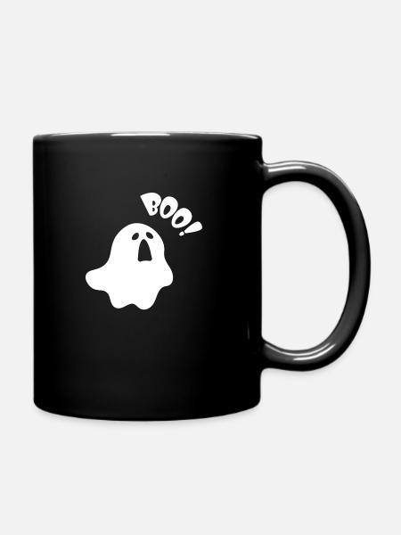 Halloween Boo - Full Colour Mug - black