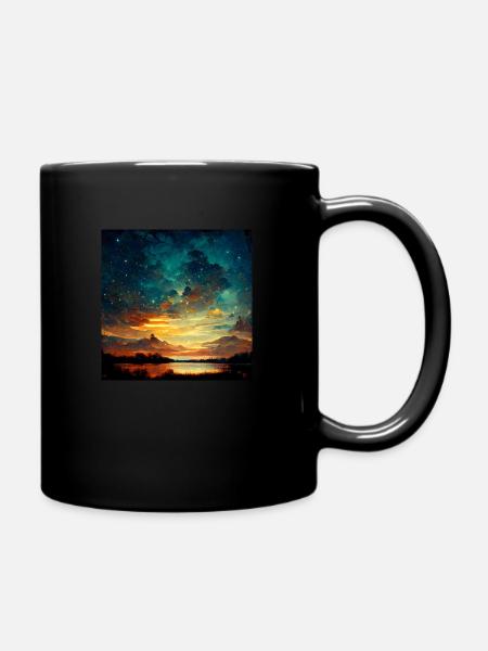 Au-dessus - Mug uni - noir