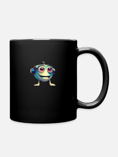 Bonnes vibrations Personnage Monstre - Mug uni - noir