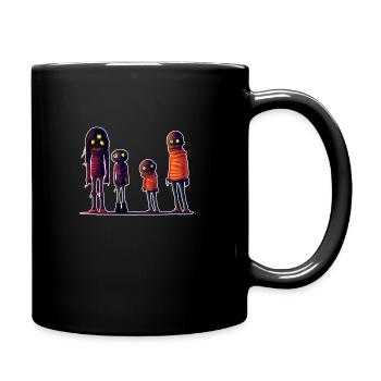 Halloween Family - Full Colour Mug - black - Right
