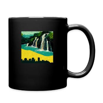 RitchieBryan Cebu Waterfalls - Full Colour Mug - black - Right