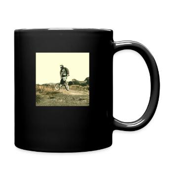 bmx race racing vtt motocross - Mug uni - noir - Droite