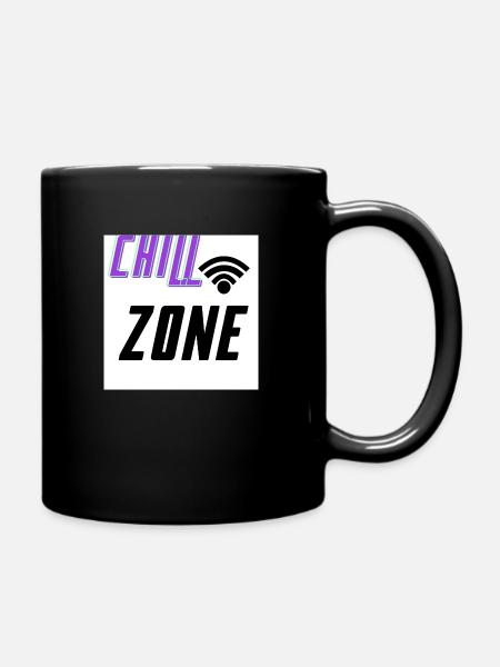 chill Zone - Tasse einfarbig - Schwarz