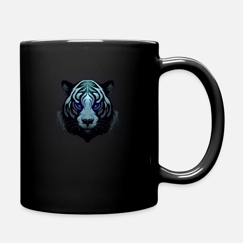 Blue Tiger - Tasse einfarbig - Schwarz