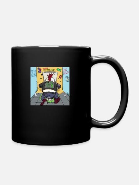 Kotzen - Tasse einfarbig - Schwarz