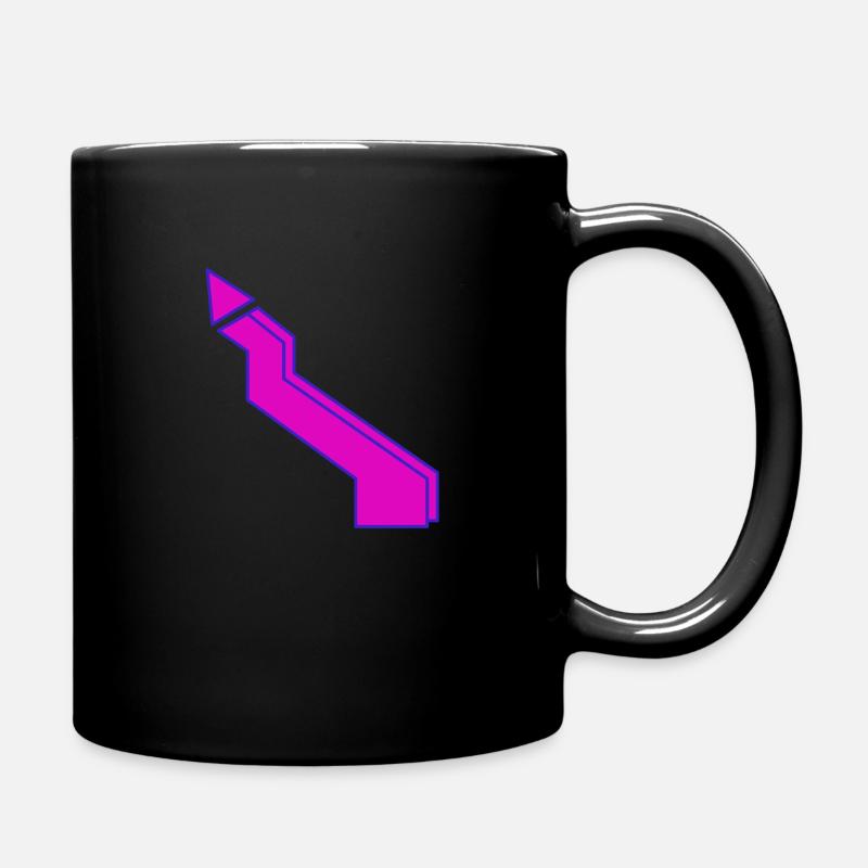 Blitz pink - Tasse einfarbig - Schwarz