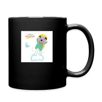 Weltraumwelpe. - Tasse einfarbig - Schwarz - Rechts