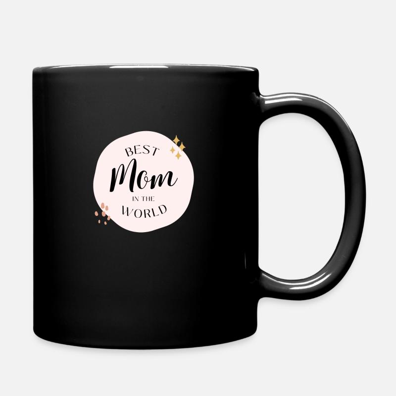 Best Mom in the World ❤ - Full Colour Mug - black