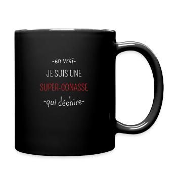 Conasse Qui Déchire - Mug uni - noir - Droite