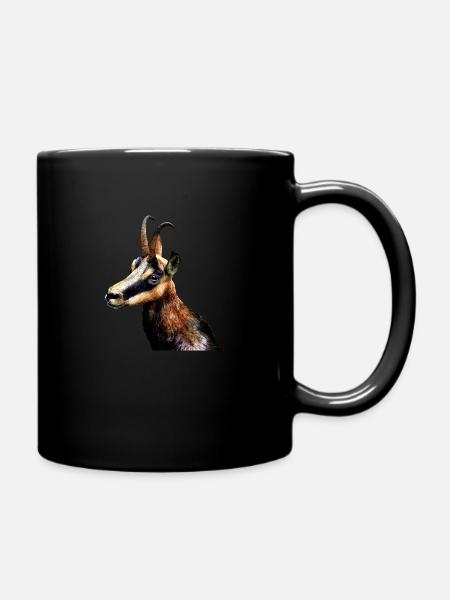 Gämse 2 - Tasse einfarbig - Schwarz