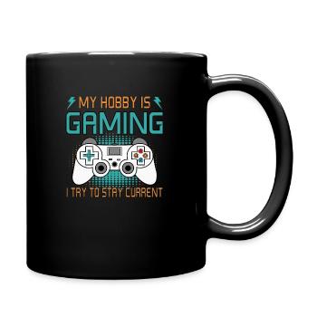 My Hobby is Gaming Videospiel Videogame Design - Tasse einfarbig - Schwarz - Rechts