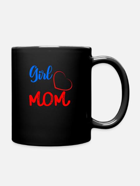 Mothers of a great daughter - Full Colour Mug - black