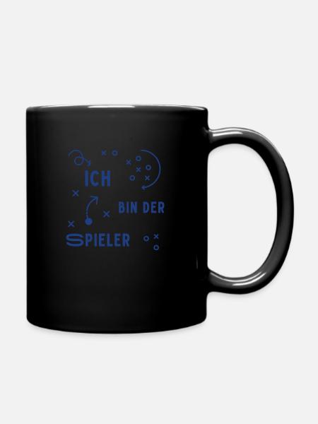 Ich bin der Spieler - Tasse einfarbig - Schwarz