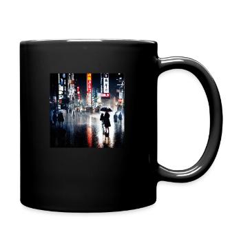 Shibuya, Tokio - Tasse einfarbig - Schwarz - Rechts