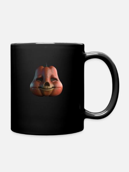 Drôle de citrouille d’Halloween - Idée cadeau BD - Mug uni - noir